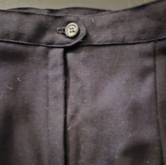 Austin Leeds Navy Blue Suit - 100% Wool - NWOT - Size 12 Vintage - Picture 7 of 11